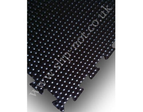 Black Rubber Gym Mats Interlocking