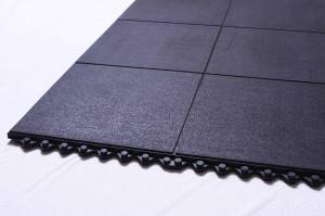 Dim Gray Rubber Gym Mats Interlocking Heavy Duty Commercial