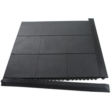 Dark Slate Gray Rubber Gym Mats Interlocking Heavy Duty