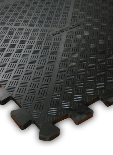 Dark Slate Gray Crossfit Rubber Gym Mat Interlocking