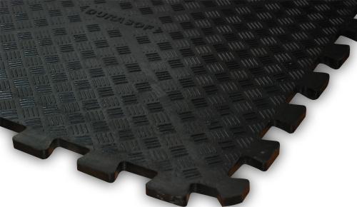 Dark Slate Gray Crossfit Rubber Gym Mat Interlocking