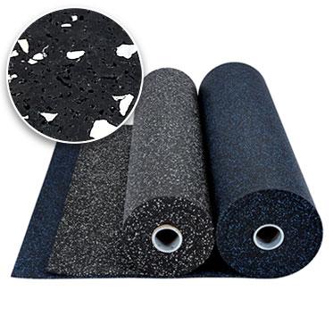 Dark Slate Gray Classico Gym Rubber Flooring Rolls