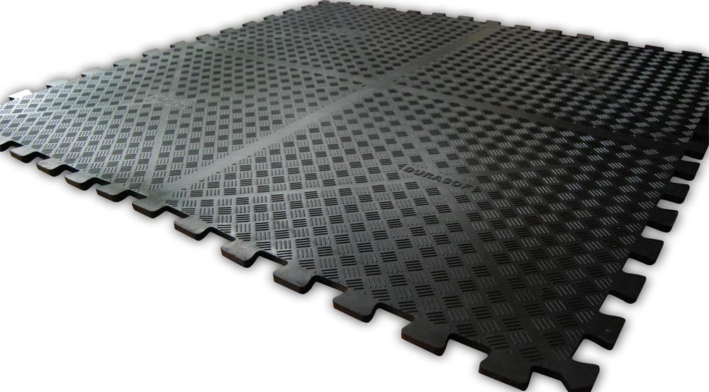 Dark Slate Gray Durasof Gym Mat Heavy Duty Rubber Tiles