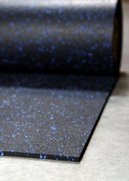 Dark Slate Gray Rubber Gym Flooring Cut Lengths